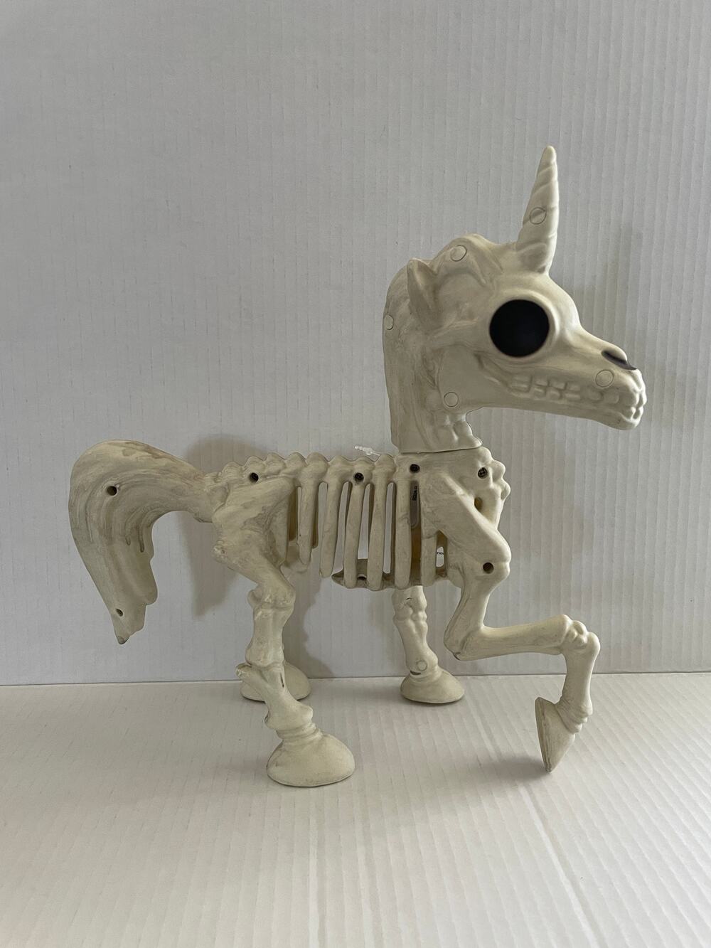 11" UNICORN SKELETON HALLOWEEN DECORATION SEW85393 NEW